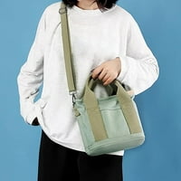 Mala torba s torbama sa patentnim zatvaračem za žene Canvas Crossbody torba na ramenu Satchel Hobo Bag