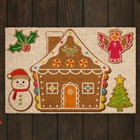 Yubnlvae Carpet Božićni poklon Doormat Doormat oko vrata do kuće DoorMat Podni mekani non klizni vrata