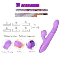 Vibrant zečja vibratora za žene, gust rotirajuće klitoris stimulacije klitorisnih stimulatora bradavice