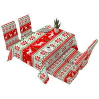 Ne-Flading Božićna tema Design Tkanina za stol - Vjenčanje poklopac stolice za trpezariju