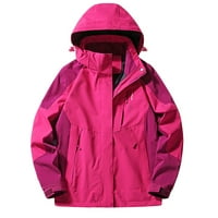 Shomport Ženske otvorene jakne zimski topli planinarski putnički kaput Vjetrootporna jakna s kapuljačom