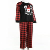 MA & Baby Porodična utakmica Božić Pajamas PJS noćna odjeća za spavanje za spavanje za odrasle djecu