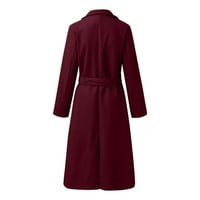 Simplmasygeni jakne za kaput za uklanjanje žena Ženski etnički retro-tisak labav dugi rukav kardigan