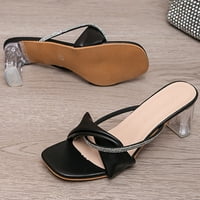 Leey-World Platform sandale za žene flop sandale papuče zračne jastuke sa lukom podržavaju udobne cipele