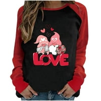 Ženske majice Ležerne prilike pulover okruglog vrata Lagani Raglan s dugim rukavima Sladak gnome sa