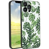 Kompatibilan sa iPhone Pro MA telefonom, tropski lišće - Kućište za muškarce, fleksibilno silikonsko udarce za iPhone Pro Max