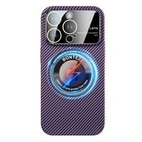 -Lion magnetic za iphone 13, kompatibilan sa magsafe, tankom karbonskim vlaknima Teksture, zaštitni