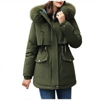 Zimske jakne za žene modni na otvoreni patentni zatvarač se ukloniti sportski termalni pamučni jakni