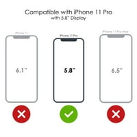 Poiziinconknk Custom kožnim naljepnicama Kompatibilan je s Otterbo simetrijom za iPhone Pro - bijela
