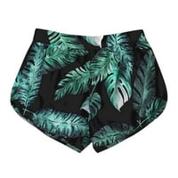 Kupaći kostimi za žene Tummy Control gumbe trčanje čipke plivajuće kratke hlače plićaju donji tropski