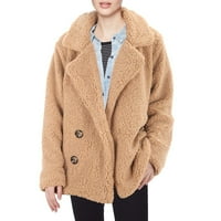 IOPQO jakne za ženske ženske casual jakna zima topla parka Odjeća za žene kaput prekomjerno kaput Outercoat