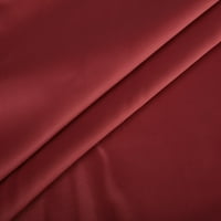 Haljine za žensko casual odozgo bez rukava s rukavima s rukavima od pune boje jedno-ramena haljine za ženske zabave radne haljine srednje telećice, crvena, xxl