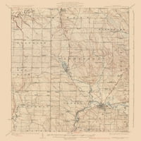 Mapa Topo - Cambridge Springs Pennsylvania Quad - USGS - 23. 29. - Matte platno