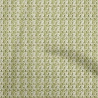 Onoone baršunasto svijetlo zelena tkanina azijska geometrijska tkanina za šivanje tiskane ploče od dvorišta