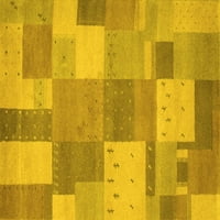Ahgly Company u zatvorenom pravokutniku Patchwork Yellow Transicijske prostirke, 7 '10'