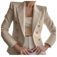 Jakne za žene za žene Business Casual Women Coat odijelo Cardigan Radni ured Odjel za rukavu Svečani