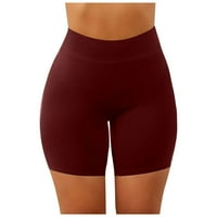 Ženske vježbe kratke hlače Scronch plijen teretane Struk Sportske tajice Capris joga hlače
