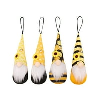 Koaiezne plišani dekor lutke viseće ljetne ukrase za Drveni poklon svjetskog pčela