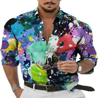 Niuer muns vrhova ljetne košulje sa bluzom down comfy majica majica s dugim rukavima Style-e XS