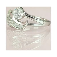 Wozhidaoke prstenovi za žene cirkonski dijamantni prstenovi europski i američki modni anđeonski dijamantni prsten nakit za rođendan za žene