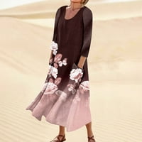 SendKeelDress for Women Spring Boho Casual Modna haljina za odmor Velike veličine