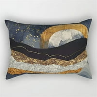 30x INS apstraktni planinski geometrijski jastuk od mramornog patchwork-a Sunrise Poliester jastuk Poklopac