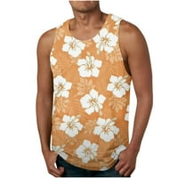 Zermoge majica za muškarce na prodaji za čišćenje Muška havajska 3D negirajući tiskani rezervoar Top