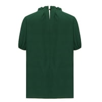 Majica Caveitl za žene, ženski ljetni kratki kratki rukav, ležerne u puloveru, XL, XL