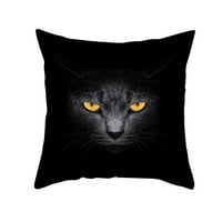 Crna mačka uzorak jastučnica tiskana jastučna tabla mačka kućna kauč na razvlačenje jastučnica za uređenje