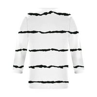 Hvyesh ženski rukav vrhovi ljetni trendy V izrez T majice Print Comfy Classic bluze tri četvrtina rukava