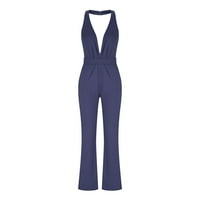 Homodles Jumpsuits za žene Casual-Stretchy Fashion Loot Fit Solid bez rukava Kombinezoni za žene za