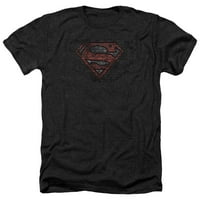 Superman - Brick S - Heather Majica kratkih rukava - XXX-VELIKA