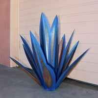 Aimiya Metal Biljka izvrsna ne-izblijed višebojna metalna umjetnost tekila kaktus skulptura za vrt