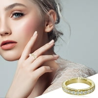 Prstenovi za tinejdžere Zlatni prsten za rinestone Dijamantni prsten za kotače Elegantni prsten za rinestone