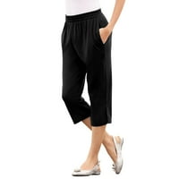 Manxivoo Dukset žene Ženske joge Sedam bodova Pantalone Ležerne hlače Duksevi Ravne širine noga hlače
