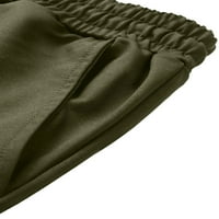 Muškarci Bermuda kratke hlače Izvlačenje elastičnih struka Teretne kratke hlače Srednja struka dna mens