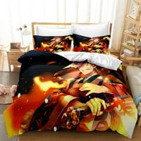 Demon Slayer posteljina pokriva meke setovi posteljine za posteljinu za posteljinu za meke kože, klasični