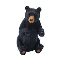 Huaai crni medvjed figurice medvjeda Početna Bašta Dekoracija medvjeda statua rustikalnog ulice u obliku