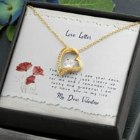 Zauvijek ljubavna ogrlica za moju dragu valentinu