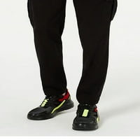 Međunarodni pojmovi Muške tanke fit izvlačeći teretni hlače Crna veličina 2xl