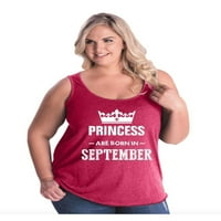 - Ženska Plus sizena vrha, do veličine - rođendanski poklon princeza rođeni su u septembru