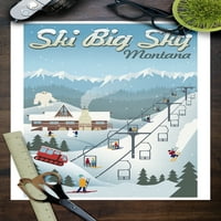 Ski Ski Big Sky, Montana, Retro Skijalište