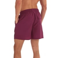 Homenesgenics Big & Visoki muškarci Čvrsto prozračne čipke Vodootporne četvrtine hlača Kratke hlače Sportske casual pantalone