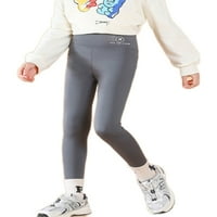 Paille Kids gamaše elastične struke pantalone na bageriranje u boji hlače, ležerna igra dugačak pant