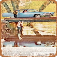 Metalni znak - Cadillac Coupe de Ville - Vintage Rusty Look