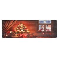 Haofy božićno drvce protiv klizanja podne mat ukras za kućni prostor Kupatilo Kuhinja Doormats Početna