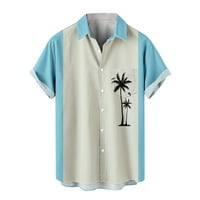 Aurouralne majice za muškarce čišćenje muškaraca Ležerne prilike sa čvrstim tipkama Plaža sa džepom