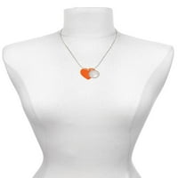 Delight nakit akril 1 Narančasto srce u svijet Vi ste ogrlica od majke