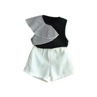 Dječja djevojka suknja Dječja haljina Dječja odjeća Postavlja novu ljetnu majicu + dna za djecu Postavi