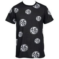 Dragon Ball Z Prosvjetljenje Go Kanji simbol sve preko tiskane majice-Xlage